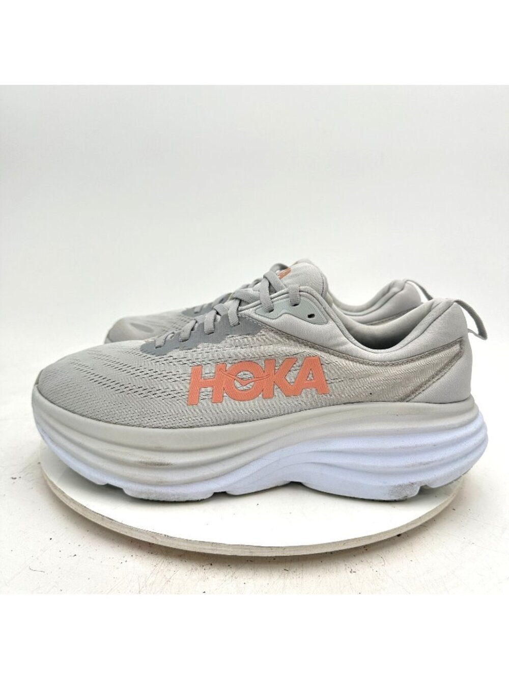 Hoka One One Bondi 8 Women Size 10.5 1127952 HMLR Harbor Mist Lunar Rock Shoes